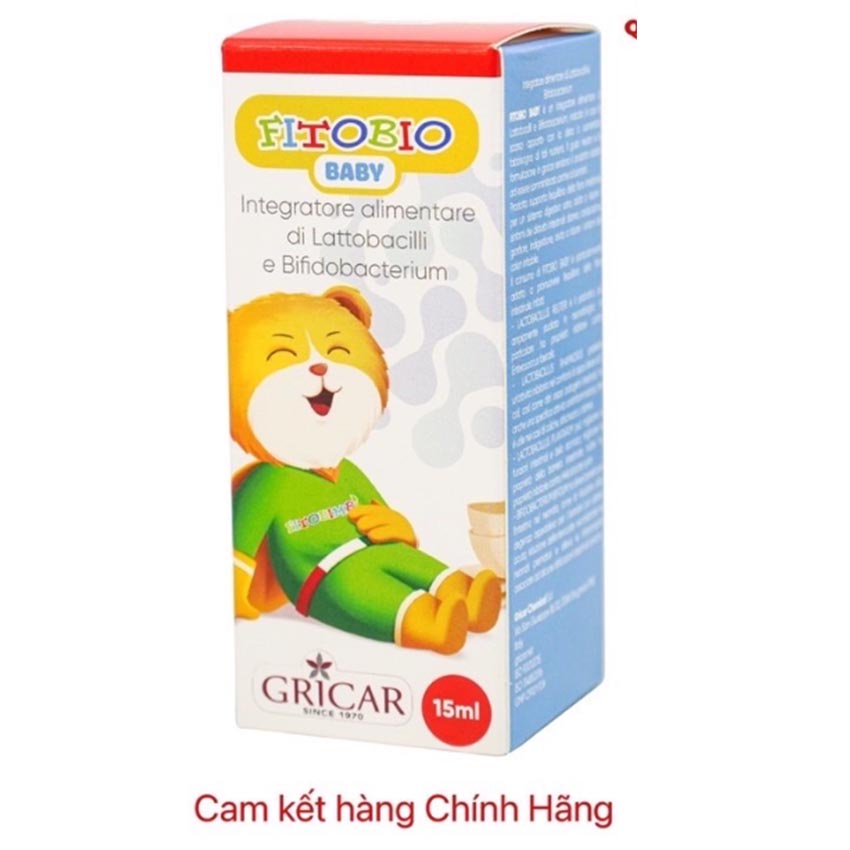 FITOBIO BABY hỗ trợ giảm các triệu chứng rối loạn tiêu hóa Tiêu chảy, táo bón, đầy bụng &amp; khó tiêu do loạn khuẩn đường r