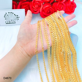 Dây chuyền, dây đeo cổ, dây phụng bền màuthiết kế cao cấp Orin D4670