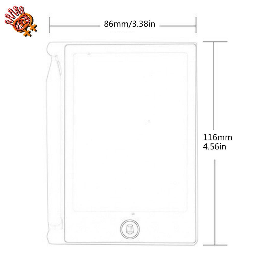 Bảng Vẽ Điện Tử Màn Hình Lcd 4.4 Inch Bảo Vệ Mắt | BigBuy360 - bigbuy360.vn