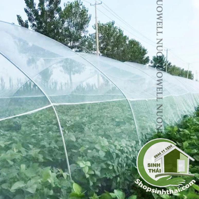[ 1 mét ] Lưới mùng trắng,  lưới chặn côn trùng - lưới chống muỗi - lưới bảo vệ cây trồng - khổ 1,15m