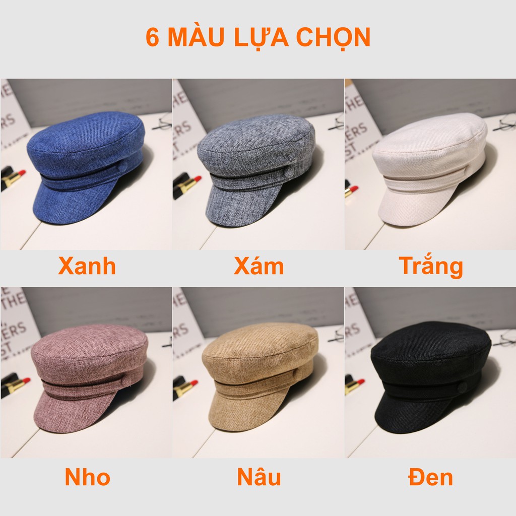 Mũ nón nồi, beret nữ phong cách ÂU/MỸ - hải quân