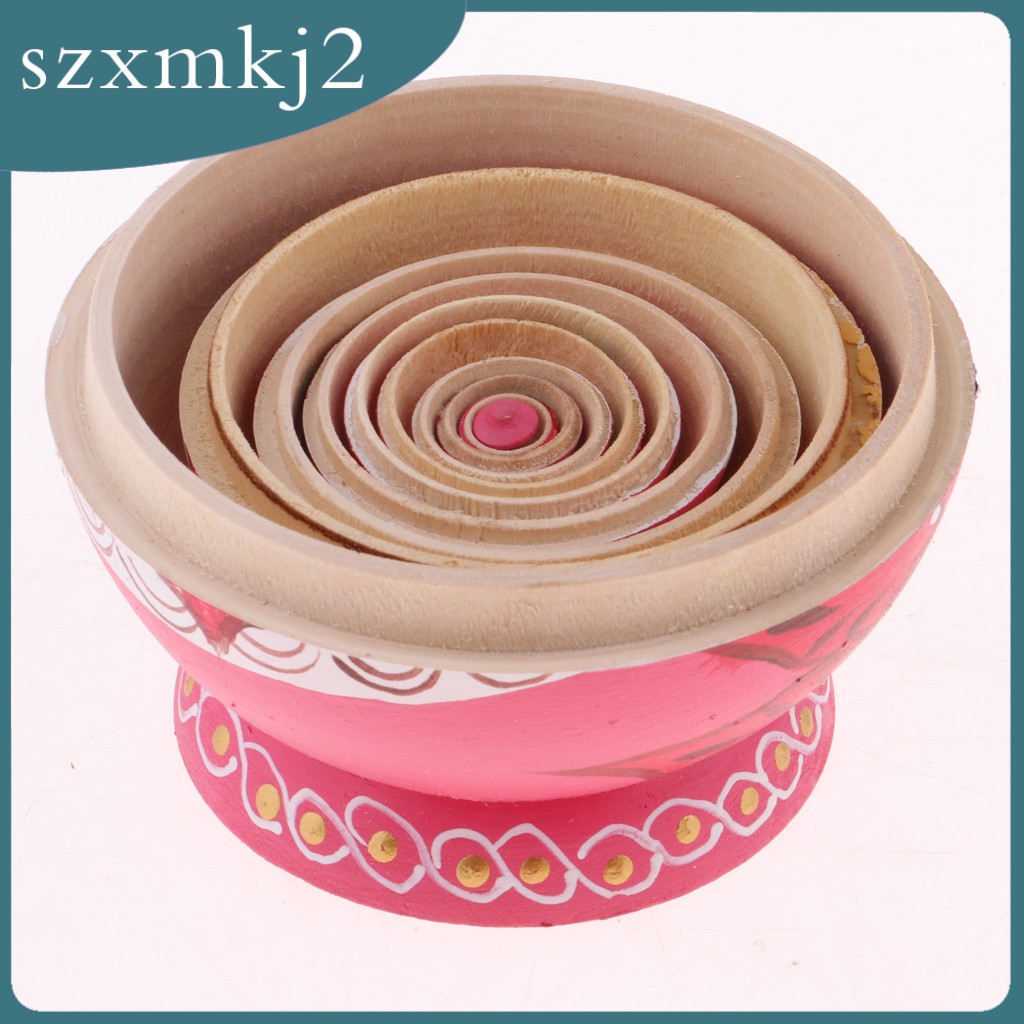 Bộ Búp Bê Nga Matryoshka Matryoshka 10 Món Bằng Gỗ szxmkj2