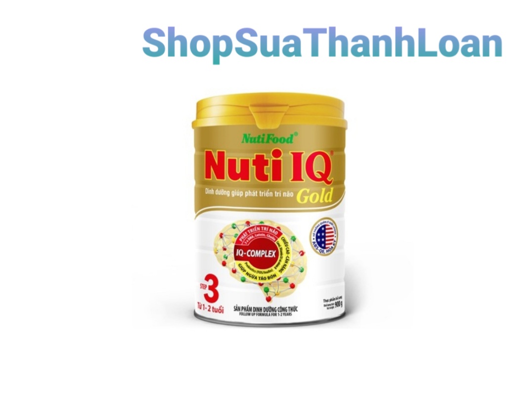 [HSD T9-2023] Sữa Bột Nuti IQ Gold Số 3 - Lon 900G