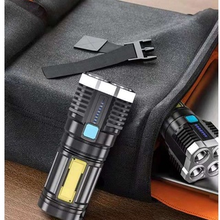 [Hàng Chuẩn] Đèn Pin Cầm Tay 4 Led Siêu Sáng L-S03