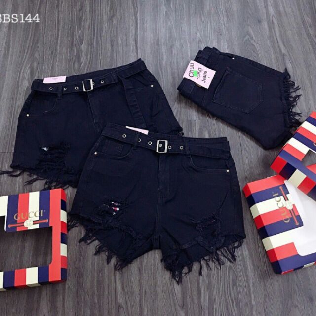 Quần short size lớn rách co dãn