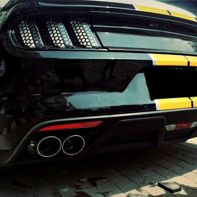 Miếng dán kiểu tổ ong dùng cho trang trí đèn đuôi xe hơi 48x30cm DIY tiện dụng