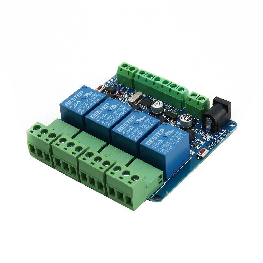 Mô Đun Rơ Le 4 Kênh 12v Rs485 / Ttl | BigBuy360 - bigbuy360.vn