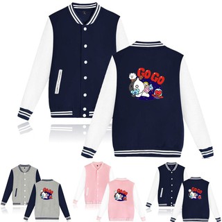 Áo khoác bóng chày thời trang dành cho fan hâm mộ nhóm nhạc bts