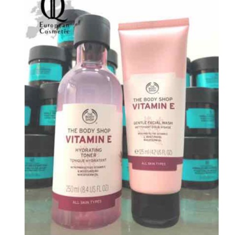 Sữa rửa mặt dưỡng ẩm Vitamin E Gentle Facial Wash The Body Shop 125ML