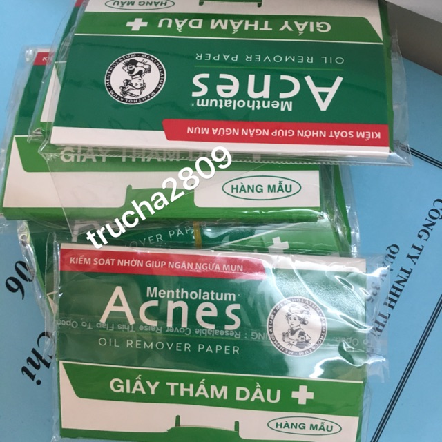 Giấy thấm dầu Acnes