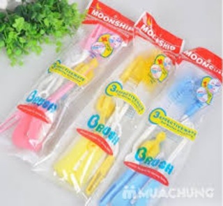 Bộ cọ bình sữa, núm ti 5 chi tiết