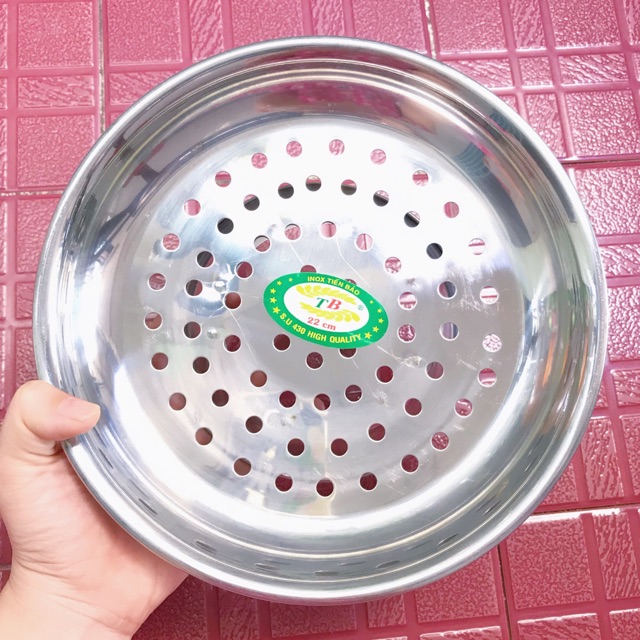 Vĩ.Xửng.Hấp.Inox.Có.Chân - Size 22