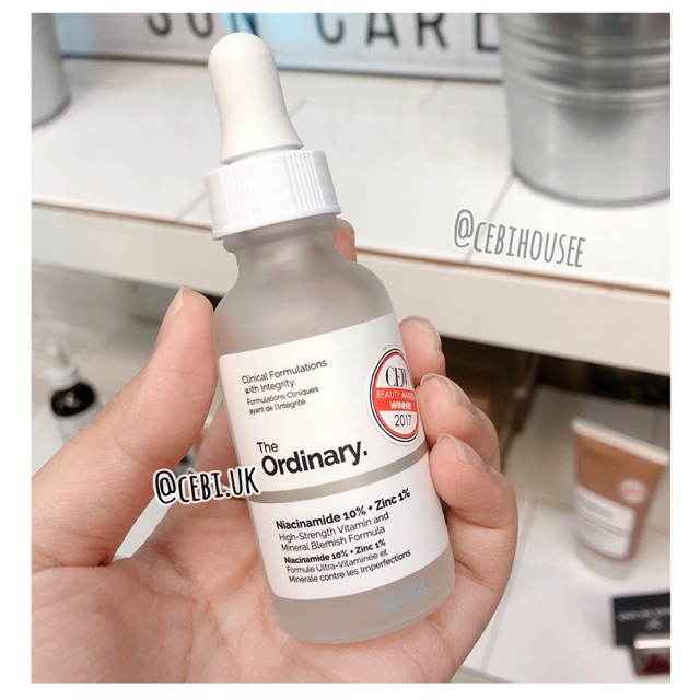 Tinh chất The Ordinary Niacinamide 10% + ZinC 1%