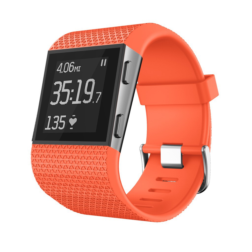 Dây đồng hồ thay thế bằng silicone kiểu dáng thể thao cho Fitbit SURGE