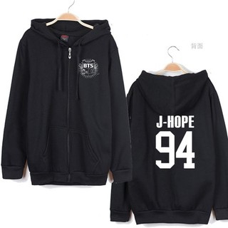Áo Khoác In Tên Các Thành Viên BTS (J-Hope, Jungkook, V, Suga, Jimin, RM, Jin)