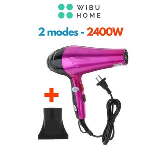 Máy sấy tóc 2 chiều 2400w, 2 chế độ nhiệt, tặng kèm đầu thổi