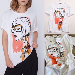 Áo phông nữ Z.a.r.a xuất xịn đủ tem tag nhãn code