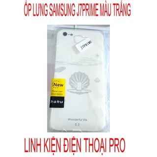 Ốp lưng samsung j7prime silicon trong dẻo không ố màu
