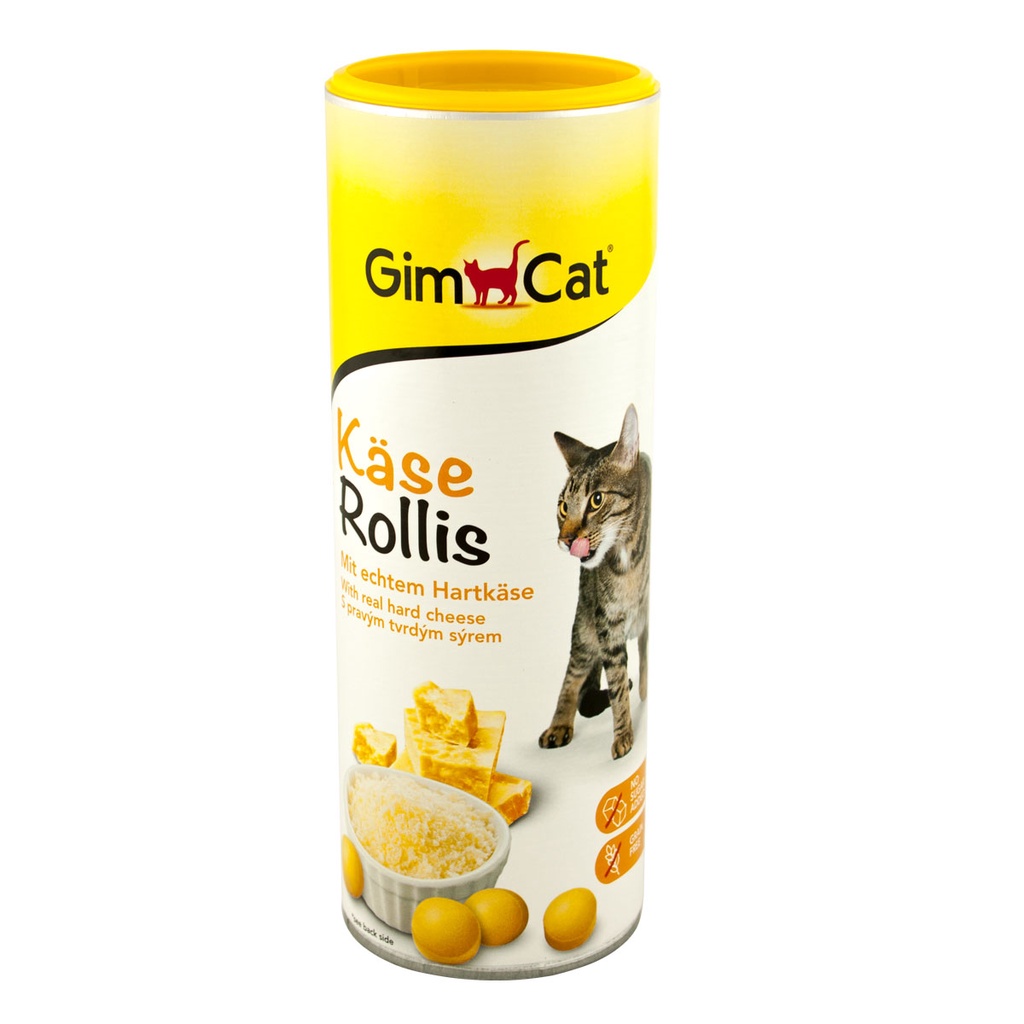 Gimcat Kase Rollis - Viên phomai 850 viên (lọ siêu to 425g)