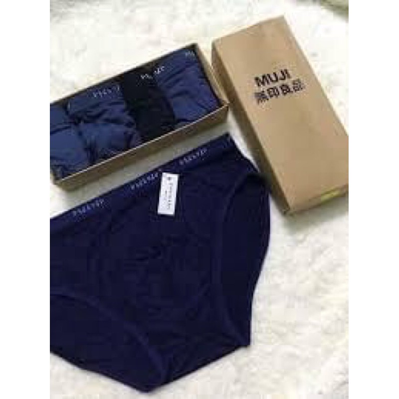 sịp chéo muji nam cotton hộp 5 chiếc