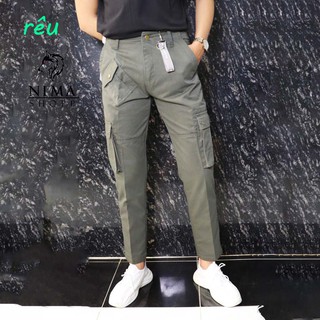 Quần kaki nam túi hộp, vải kaki xịn dày dặn, nhiều màu cao cấp NMI003