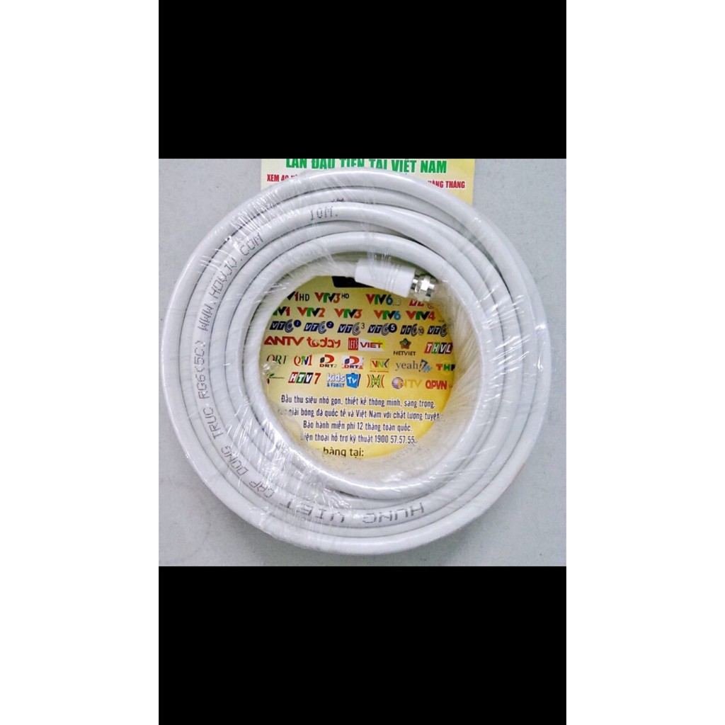 DÂY ANTEN TRUYỀN HÌNH KỸ THUẬT SỐ MẶT ĐẤT DÀI 15M - ĐÚC SẴN ĐẦU JACK