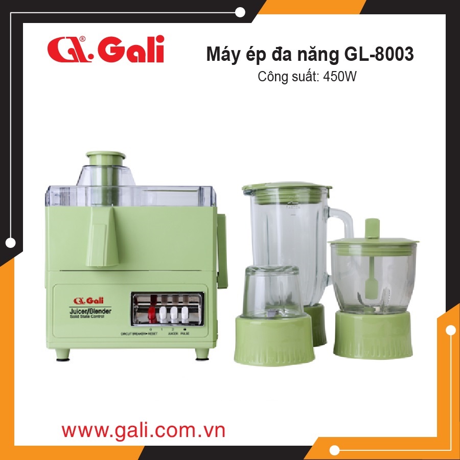 {CHÍNH HÃNG} MÁY XAY-ÉP ĐA NĂNG GALI GL - 8003