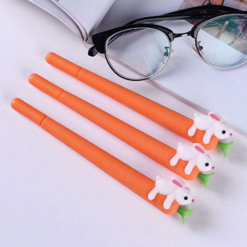 1 Bút Gel Văn Phòng Phẩm Hàn Quốc Kéo Raphanus Bút Trung Tính