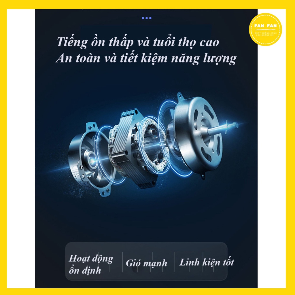 Quạt Không Cánh Lọc Không Khí UML018- 8 Tốc Độ Gió - Xoay 80 Độ - Điều Khiển Từ Xa Kiêm Cảm Ứng