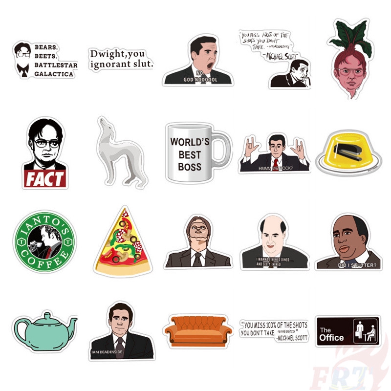 ❉ The Office - Series 03 Stickers ❉ 50Pcs/Set TV Show Fashion Mixed Doodle Stickers