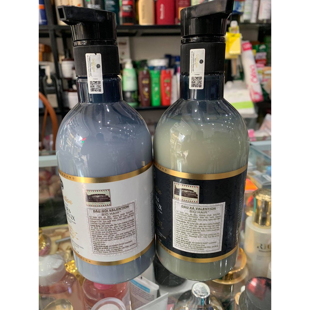 CẶP DẦU GỘI XẢ VALENTION BIO HAIR & COLLAGEN 2X 800ML X2