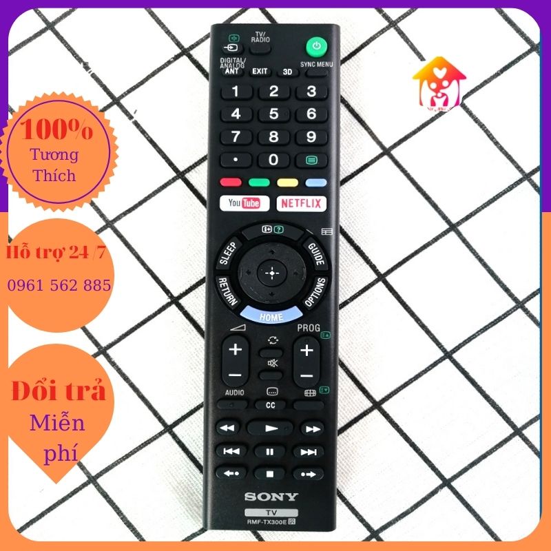 Điều khiển Tivi SONY  RMT-TX300E hàng cao cấp nhất Việt Nam