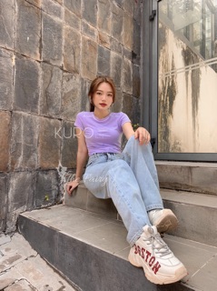 Quần jeans suông