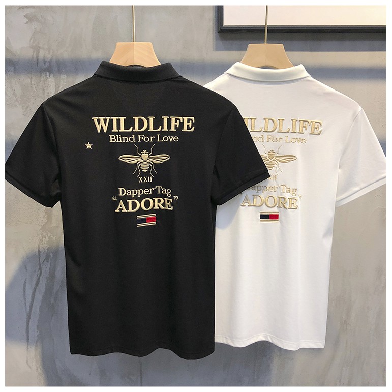 Áo Polo Wildlife ngắn tay có cổ N7 thun nam thời trang Oversize HOT 2020 | BigBuy360 - bigbuy360.vn