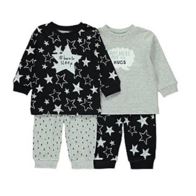 Set 2 bộ cotton bé trai