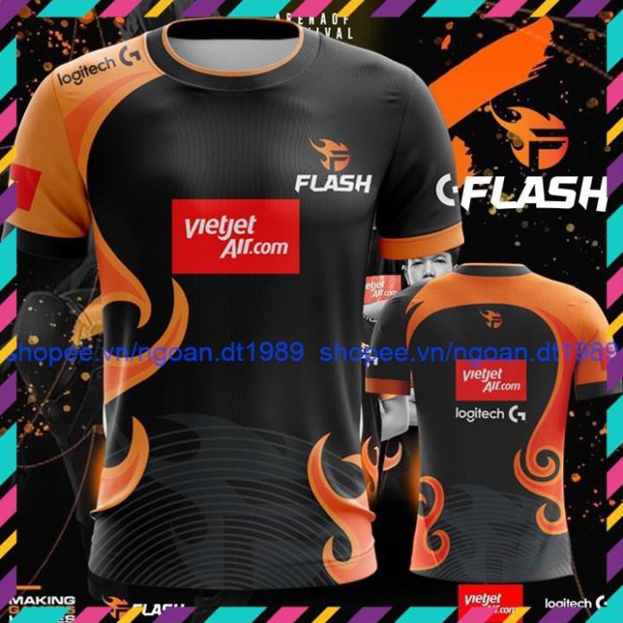 RẺ VÔ ĐỊCH- Áo Liên Quân Team Flash, Áo đội tuyển Team Flash Việt Nam