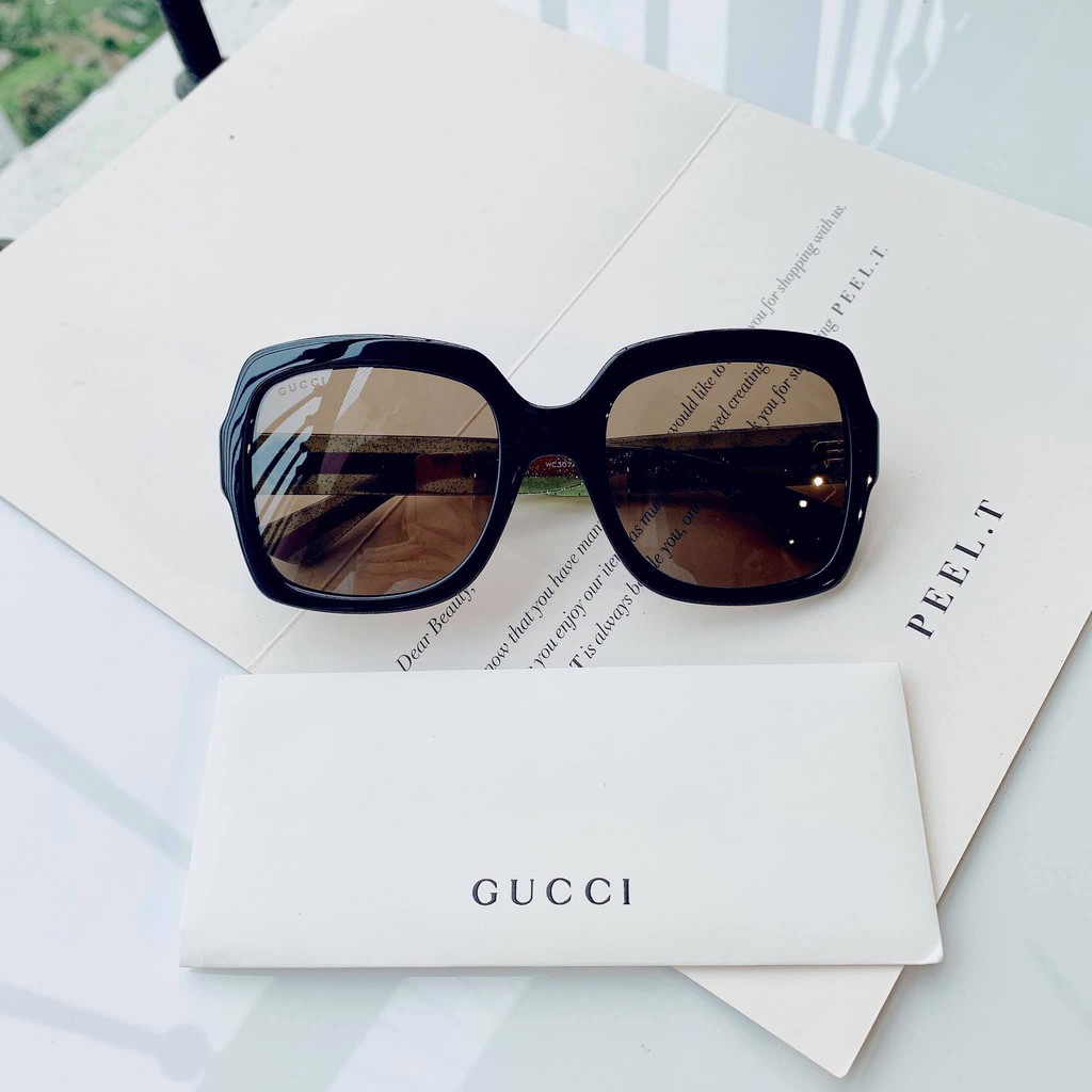 Kính mát chính hãng Gucci GG0036S 002 -Mẫu kính Huê hậu quốc dân  Made in Italy so hot