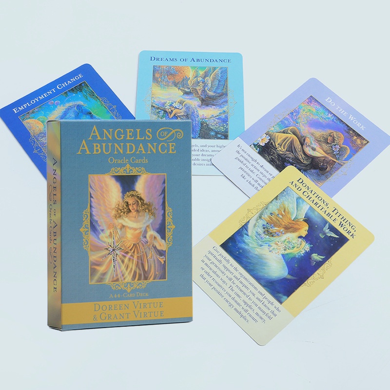 Oracle Cards Angels of Abundance 44 Card Deck Tarot Game