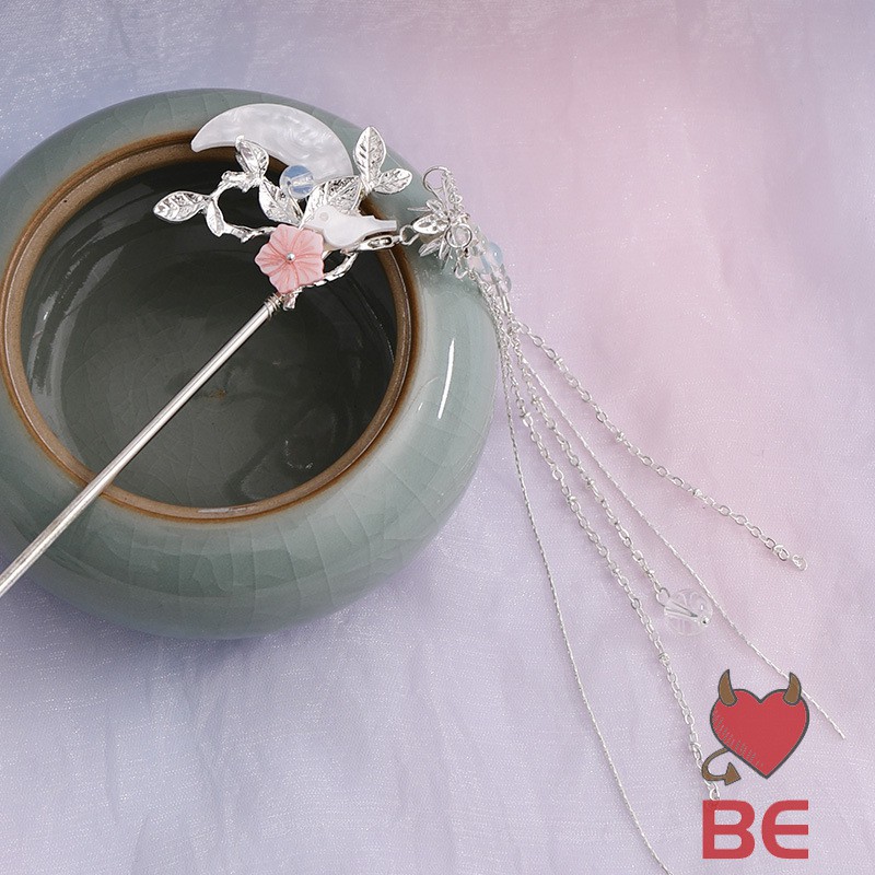 YADORNOS Trâm Cài Tóc Phối Tua Rua Phong Cách Trung Hoa Cổ Điển Cho Nữ