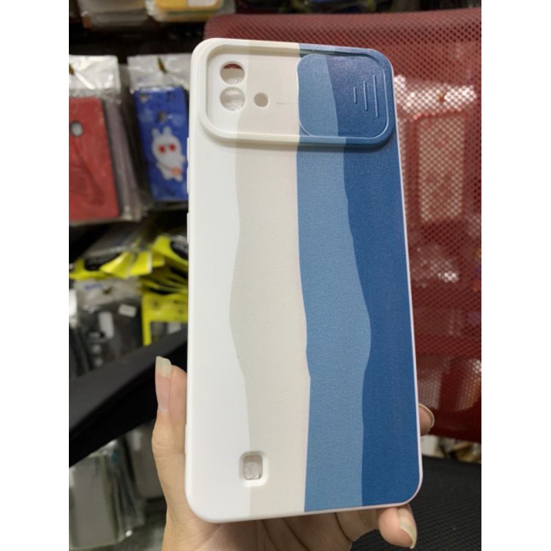 Ốp lưng Realme C20 dẻo cầu vồng bảo vệ camera | BigBuy360 - bigbuy360.vn