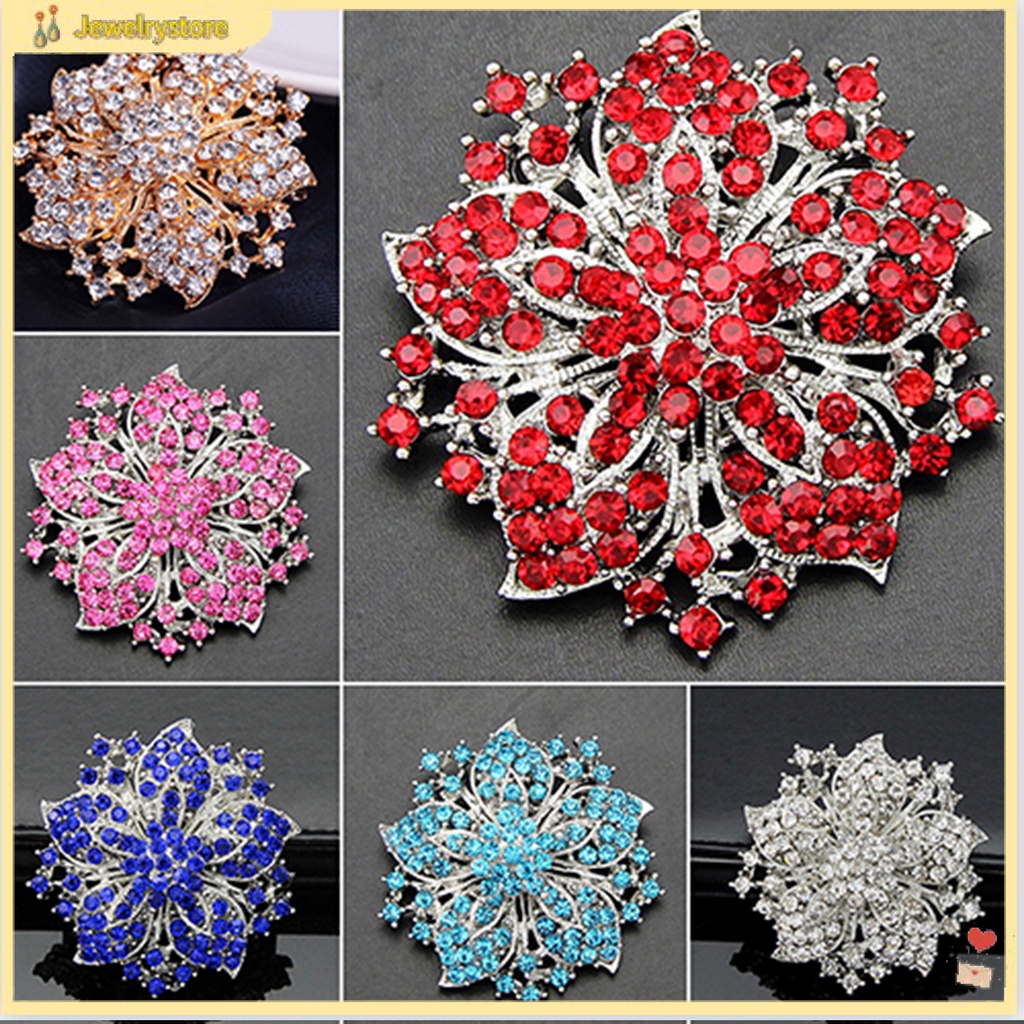 Ghim Cài Áo Hình Hoa Đào Mạ Bạc Chống Gỉ Sét