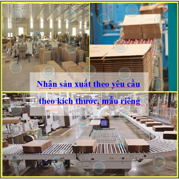 10 thùng carton hộp carton 29x15x12