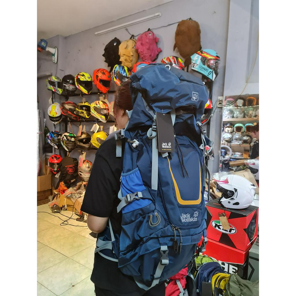Balo du lịch,leo núi,trekking chính hãng Jack Wolfskin 60 lít