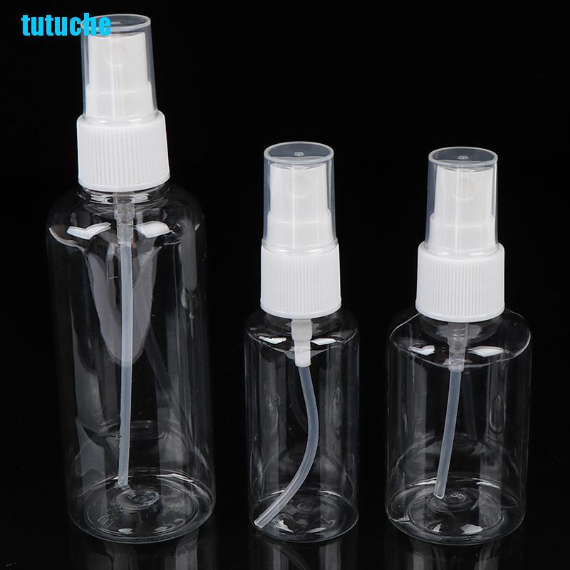 Bình xịt rỗng trong suốt đựng mỹ phẩm du lịch tiện dụng 30/ 50/ 100ml