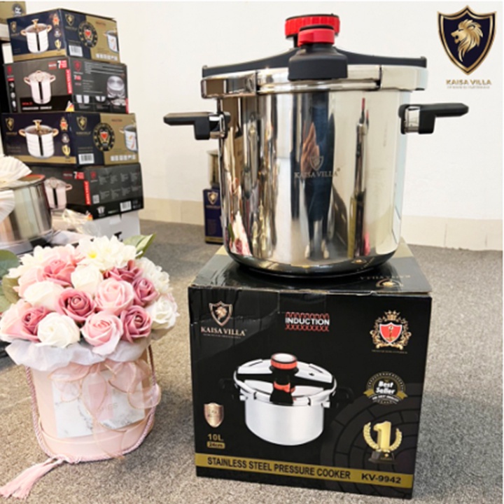 [ Hàng chính hãng] Nồi áp suất đa năng Kaisa Vila - Thiết kế an toàn- Dùng cho mọi loại bếp- Bảo hành 6 tháng
