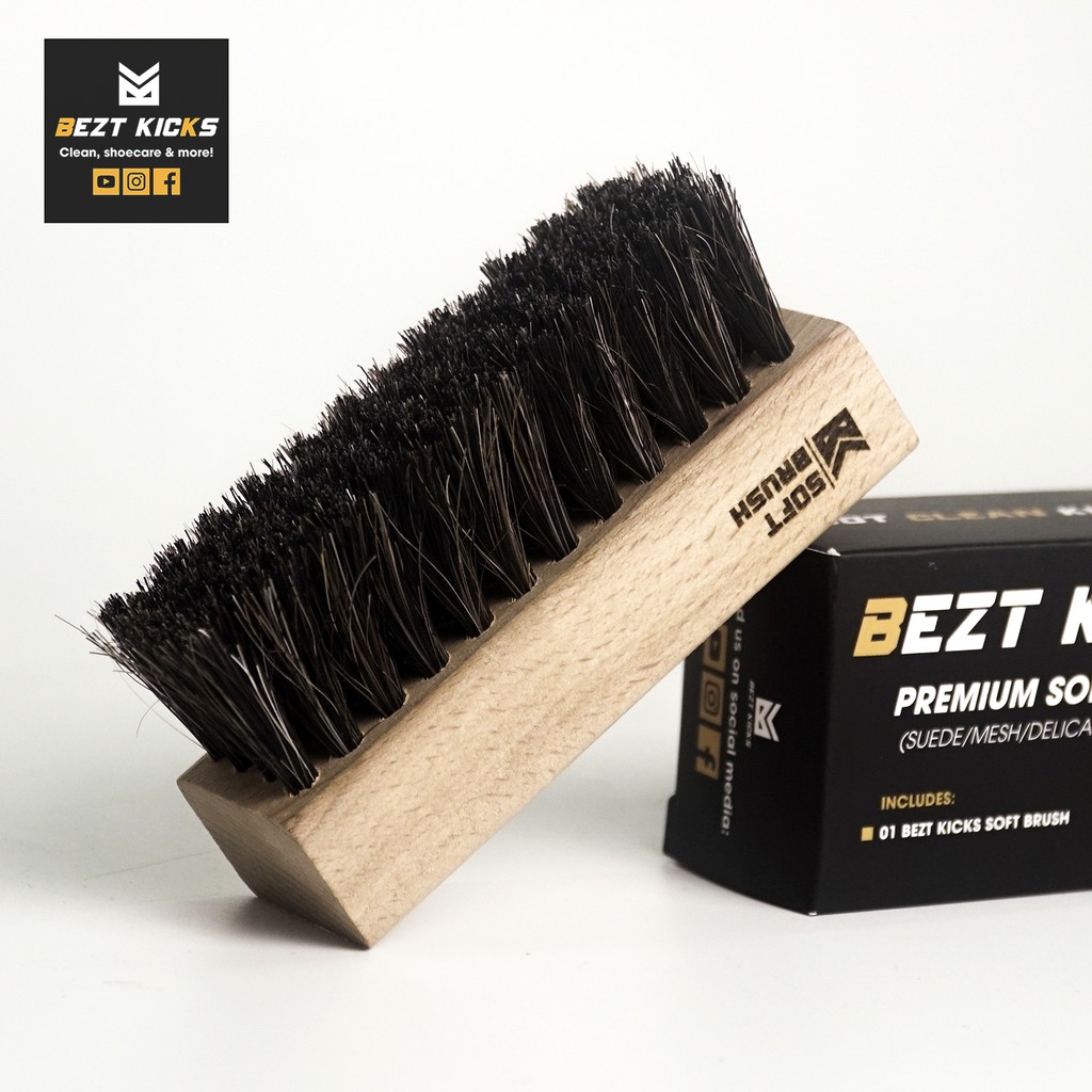 Bàn chải mềm chuyên dụng làm sạch giày/ dép Bezt Kicks Soft Brush.