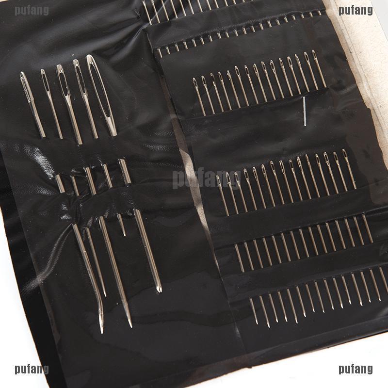 1 Bộ (55 Chiếc) Kim Khâu Thủ Công Bằng Thép Không Gỉ Phong Cách Mới