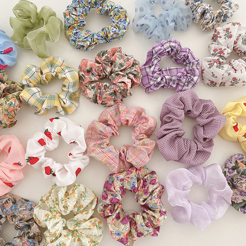 Băng Đô Co Giãn In Họa Tiết Dễ Thương Phong Cách Hàn Quốc Thời Trang Cho Nữ 7