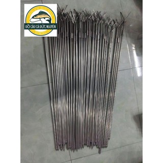 Bộ combo 5 chông cần câu inox 80cm