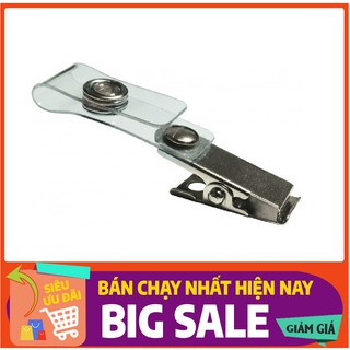 FREESHIP 50K_Bịch 100 cái Kẹp bảng tên bằng sắt gắn vào bảng tên thẻ có độ bền cao, khó gỉ sét